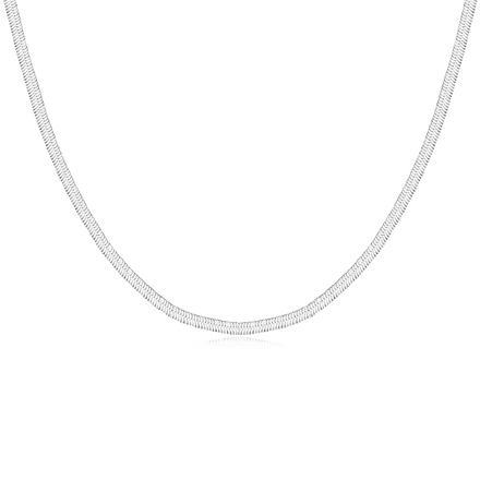 Collar Cleopatra 4MM en acabado Plata