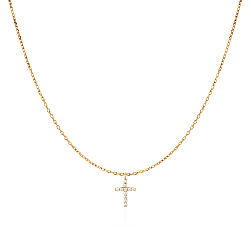 Collar Cruz de Circonitas