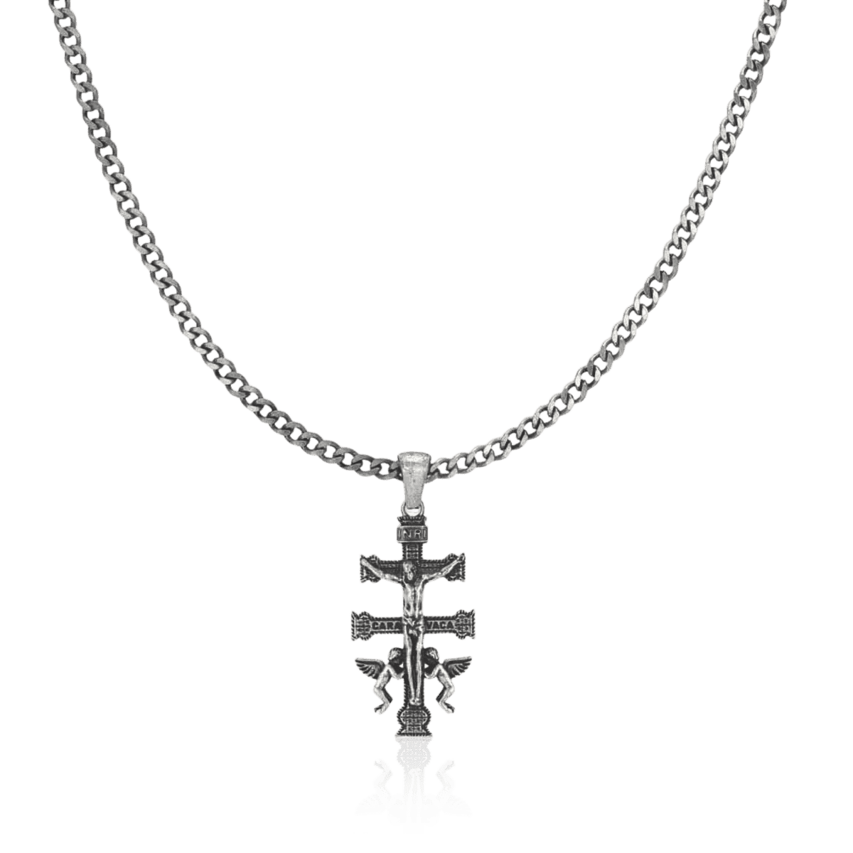 Collar Hombre BRAVE Cruz de Caravaca - LePetiteMarie