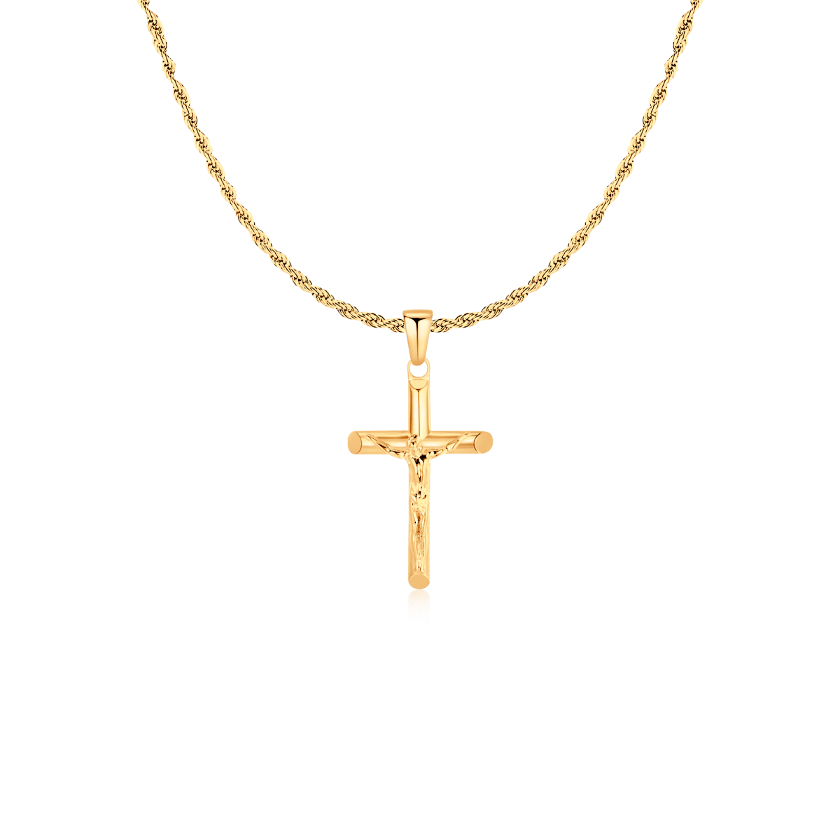 Collar Hombre BRAVE Cruz Jesucristo - LePetiteMarie