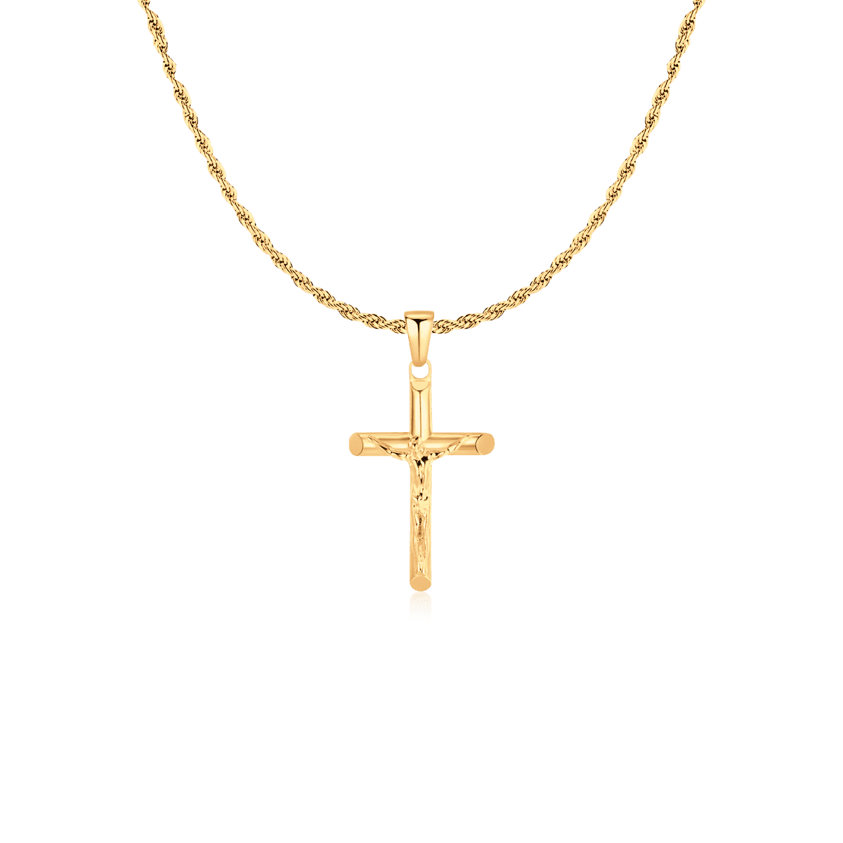 Collar Hombre BRAVE Cruz Jesucristo - LePetiteMarie