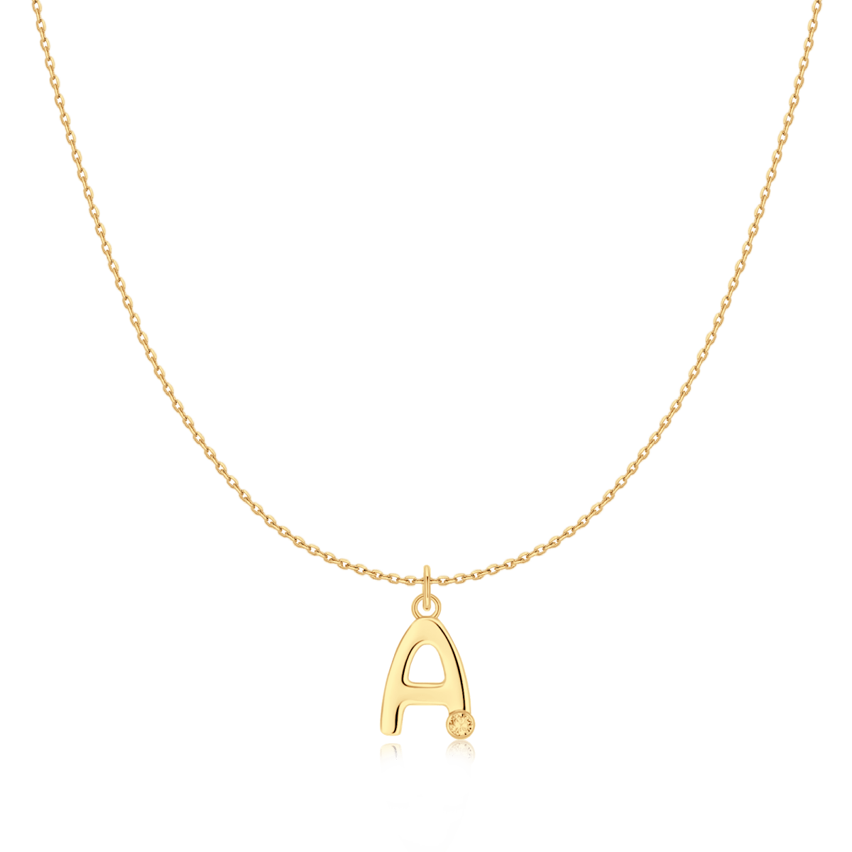 Collar Inicial Glitter - LePetiteMarie