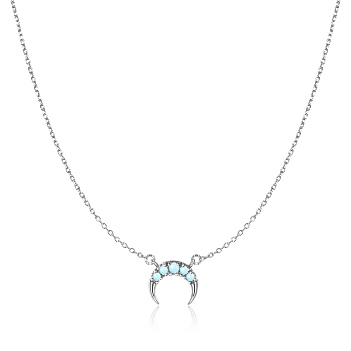 Collar Media Luna Celeste - LePetiteMarie