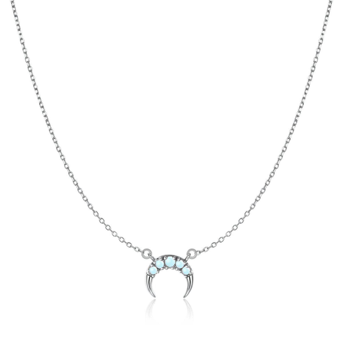 Collar Media Luna Celeste - LePetiteMarie