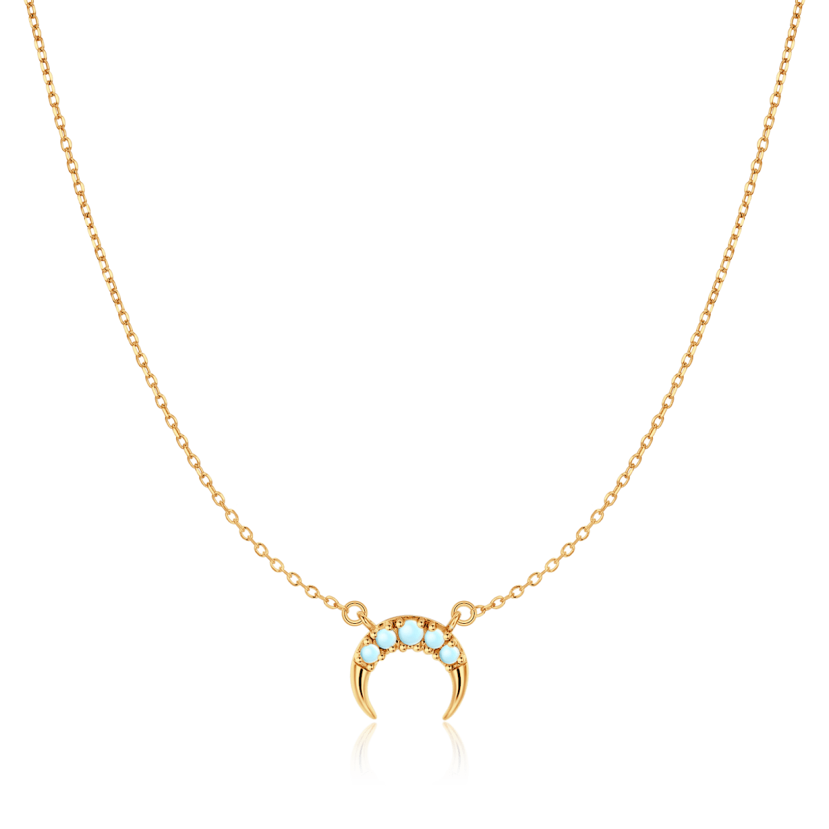 Collar Media Luna Celeste - LePetiteMarie