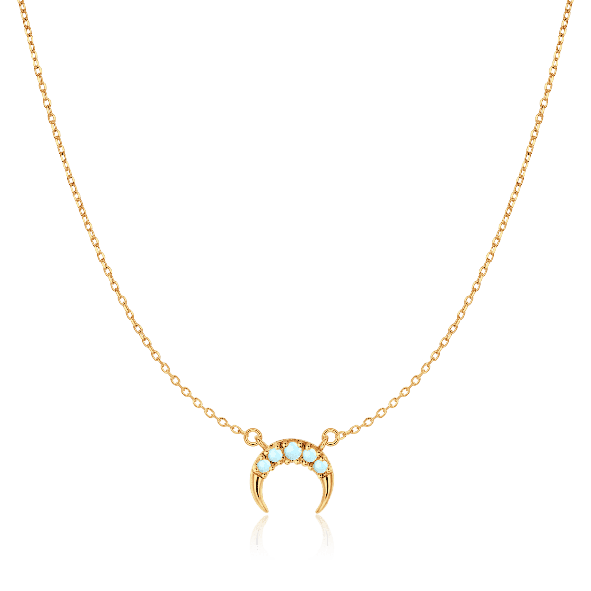 Collar Media Luna Celeste - LePetiteMarie