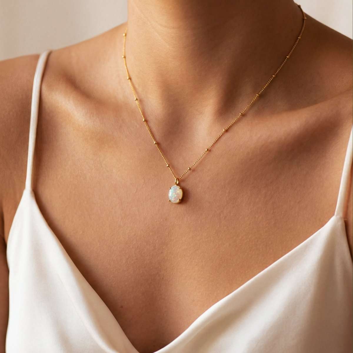 Collar Ópalo Iridiscente - LePetiteMarie