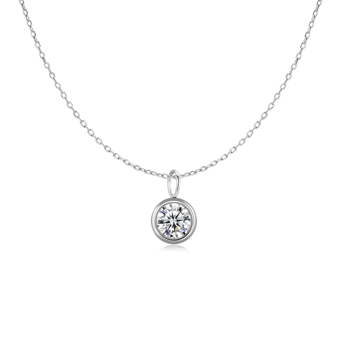 Collar Zirconia Círculo - LePetiteMarie