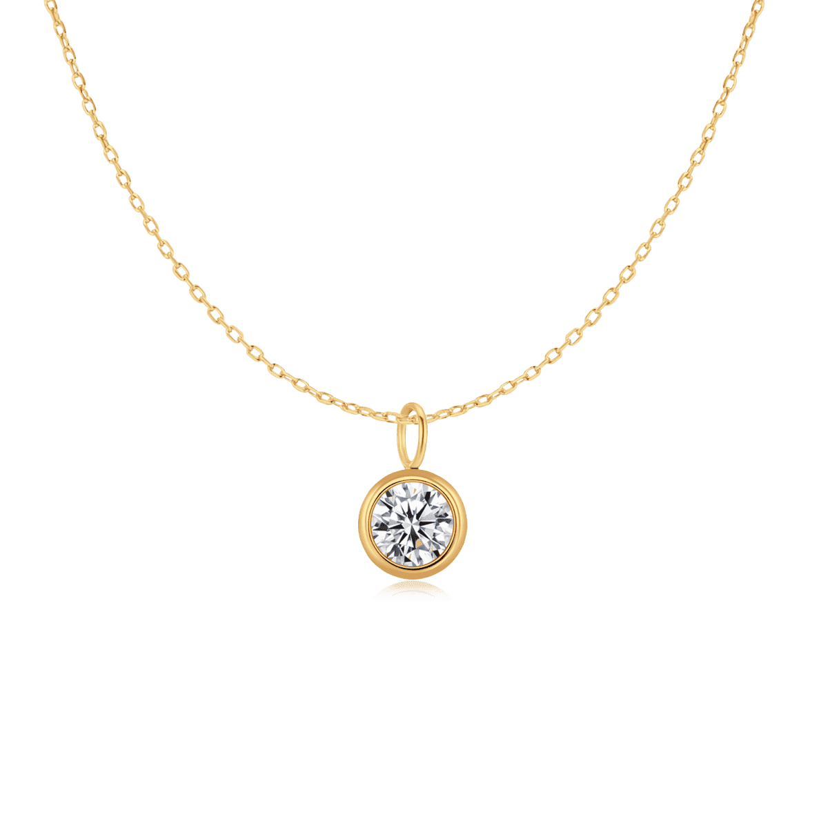 Collar Zirconia Círculo - LePetiteMarie