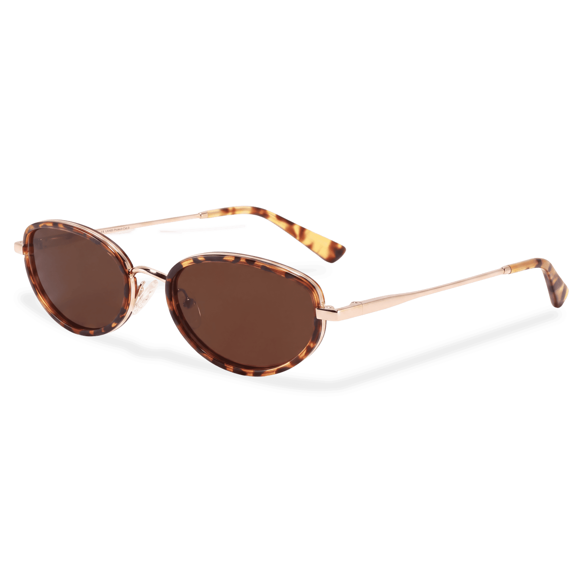Gafas de Sol Mujer Contour ~ Dorada-Marrón - LePetiteMarie