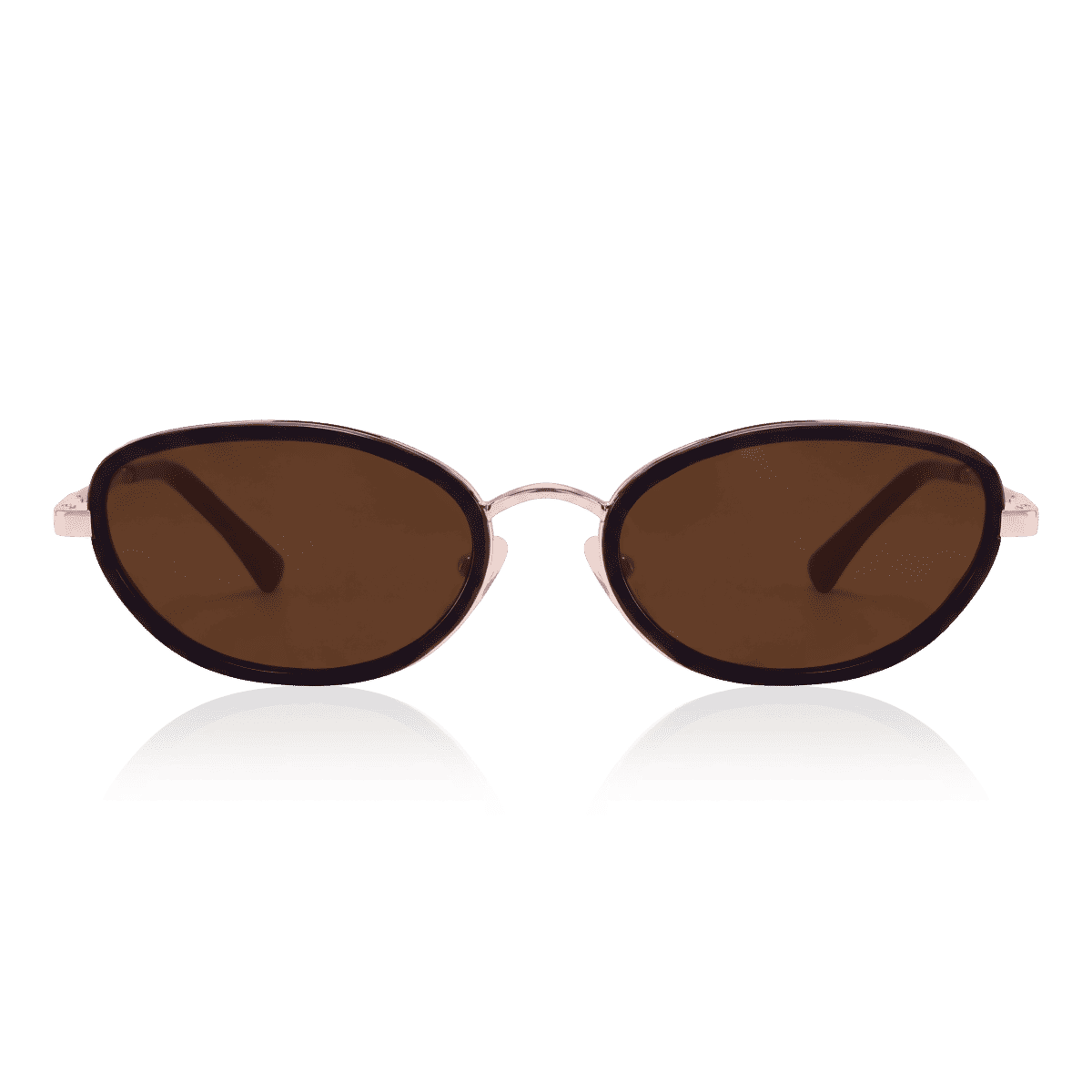 Gafas de Sol Mujer Contour ~ Dorada-Marrón - LePetiteMarie