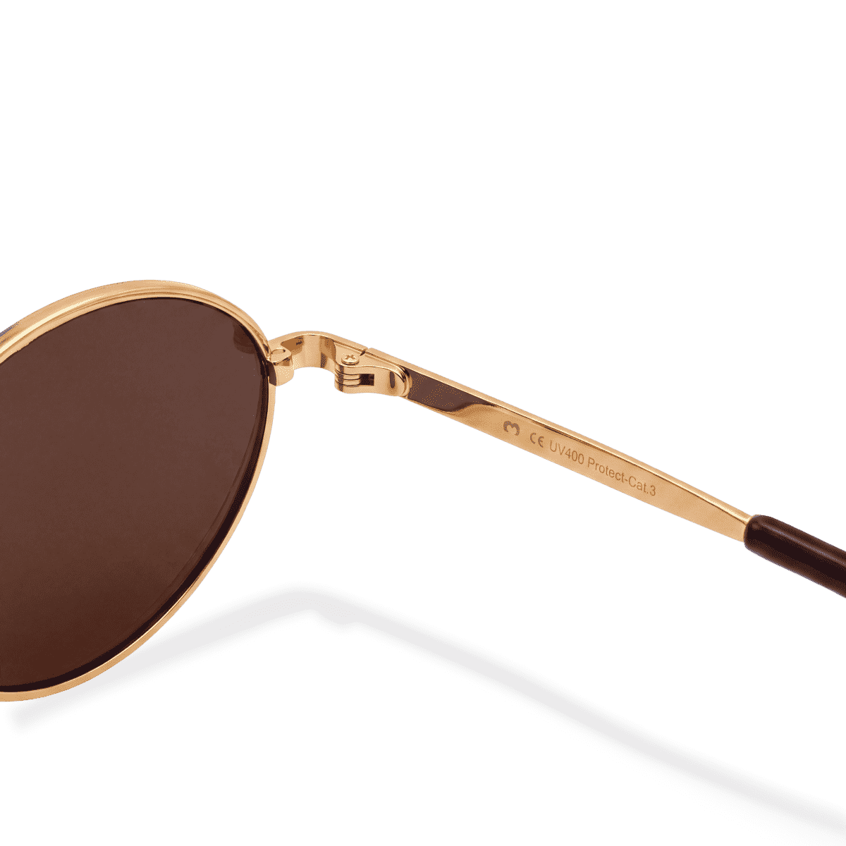 Gafas de Sol Mujer Loop ~ Dorada-Marrón - LePetiteMarie