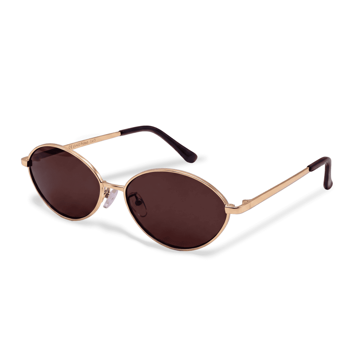 Gafas de Sol Mujer Loop ~ Dorada-Marrón - LePetiteMarie