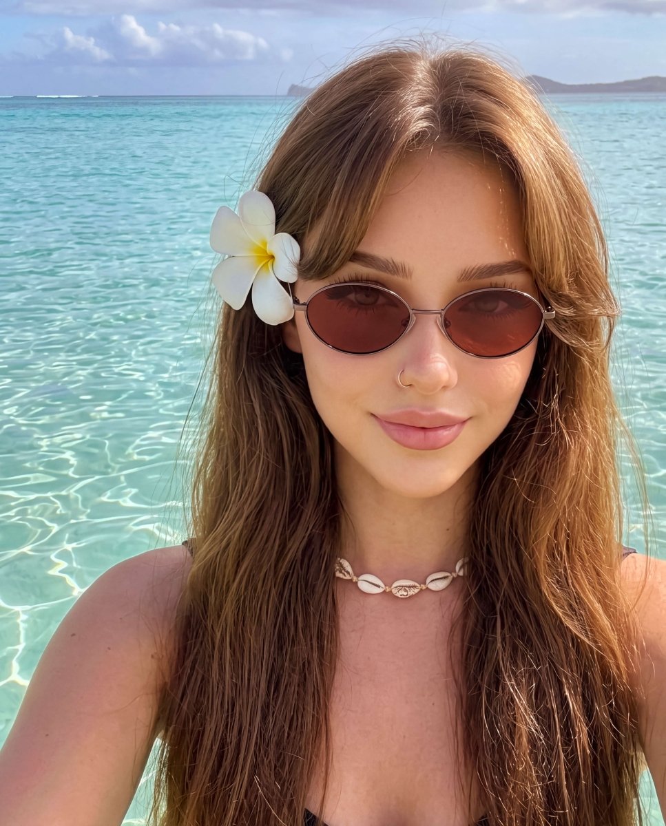 Gafas de Sol Mujer Loop ~ Gris-Marrón - LePetiteMarie