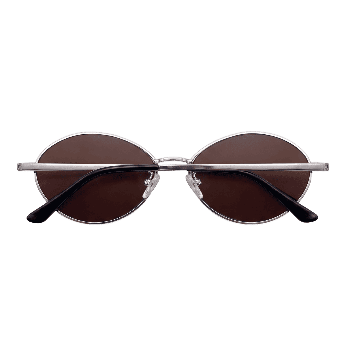 Gafas de Sol Mujer Loop ~ Plata-Marrón - LePetiteMarie