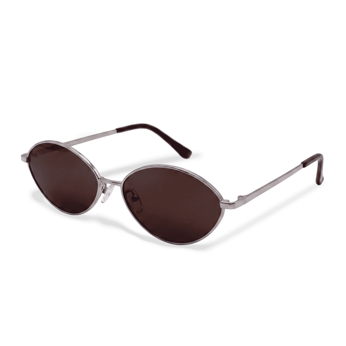 Gafas de Sol Mujer Loop ~ Plata-Marrón - LePetiteMarie