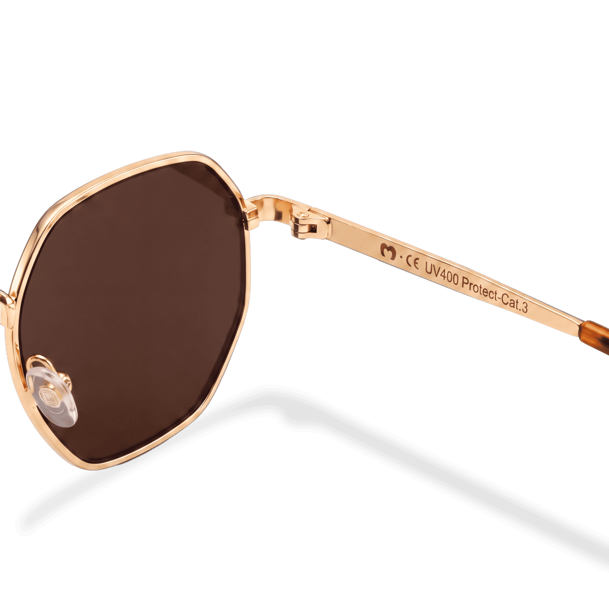 Gafas de Sol Mujer Silhouette ~ Dorada-Marrón - LePetiteMarie