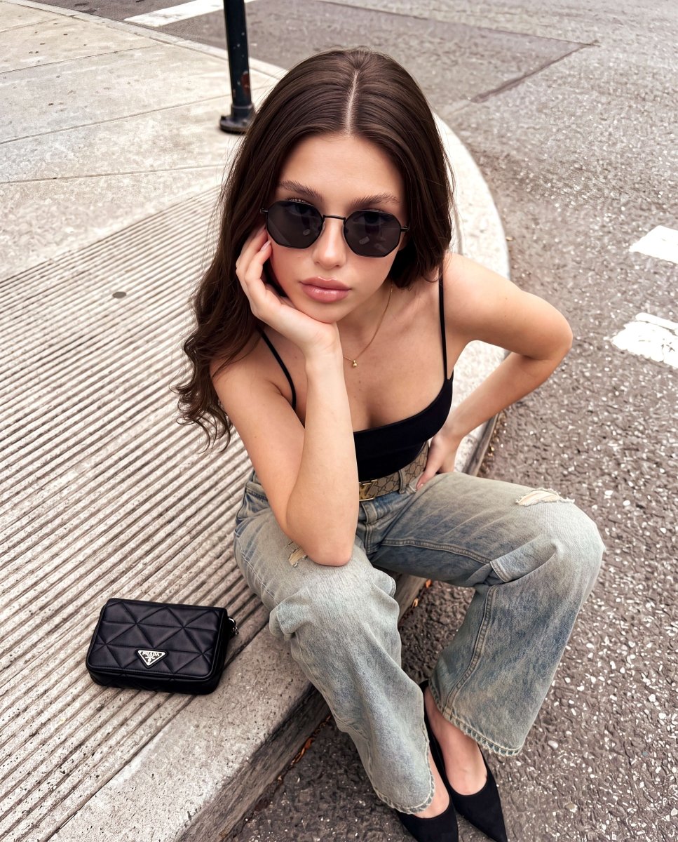 Gafas de Sol Mujer Silhouette ~ Negra-Negra - LePetiteMarie