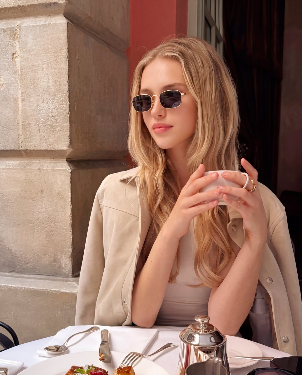 Gafas de Sol Mujer Siren ~ Dorada-Negra - LePetiteMarie