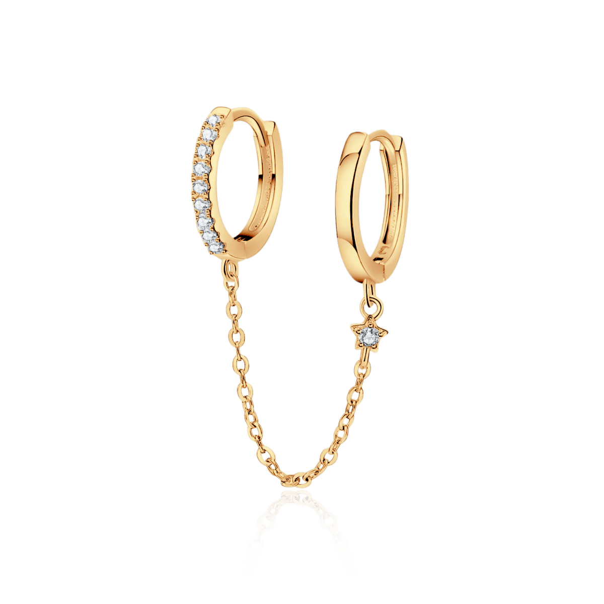 Pendiente Hoop Chain - LePetiteMarie