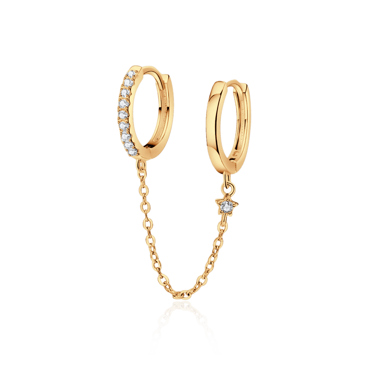 Pendiente Hoop Chain - LePetiteMarie