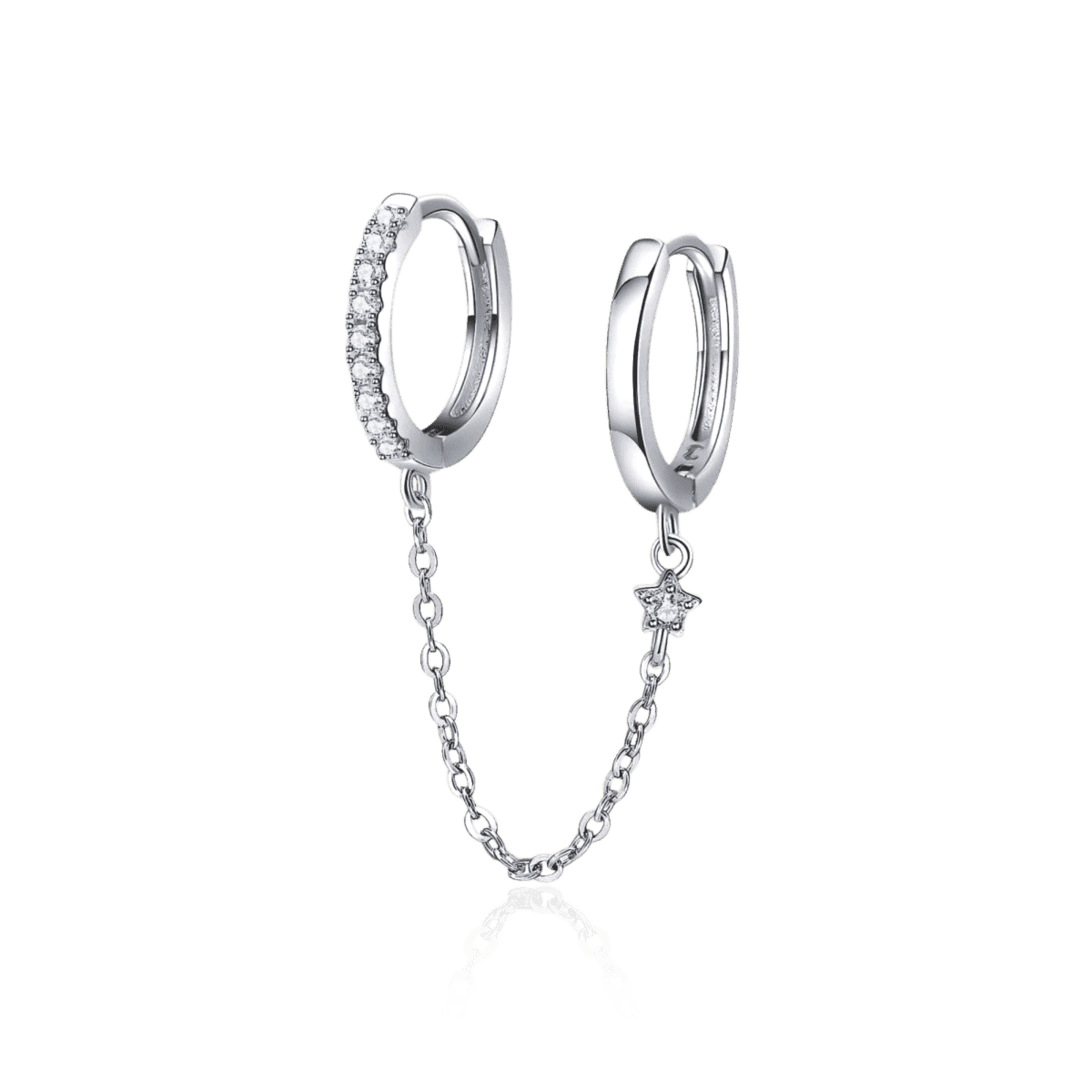 Pendiente Hoop Chain - LePetiteMarie