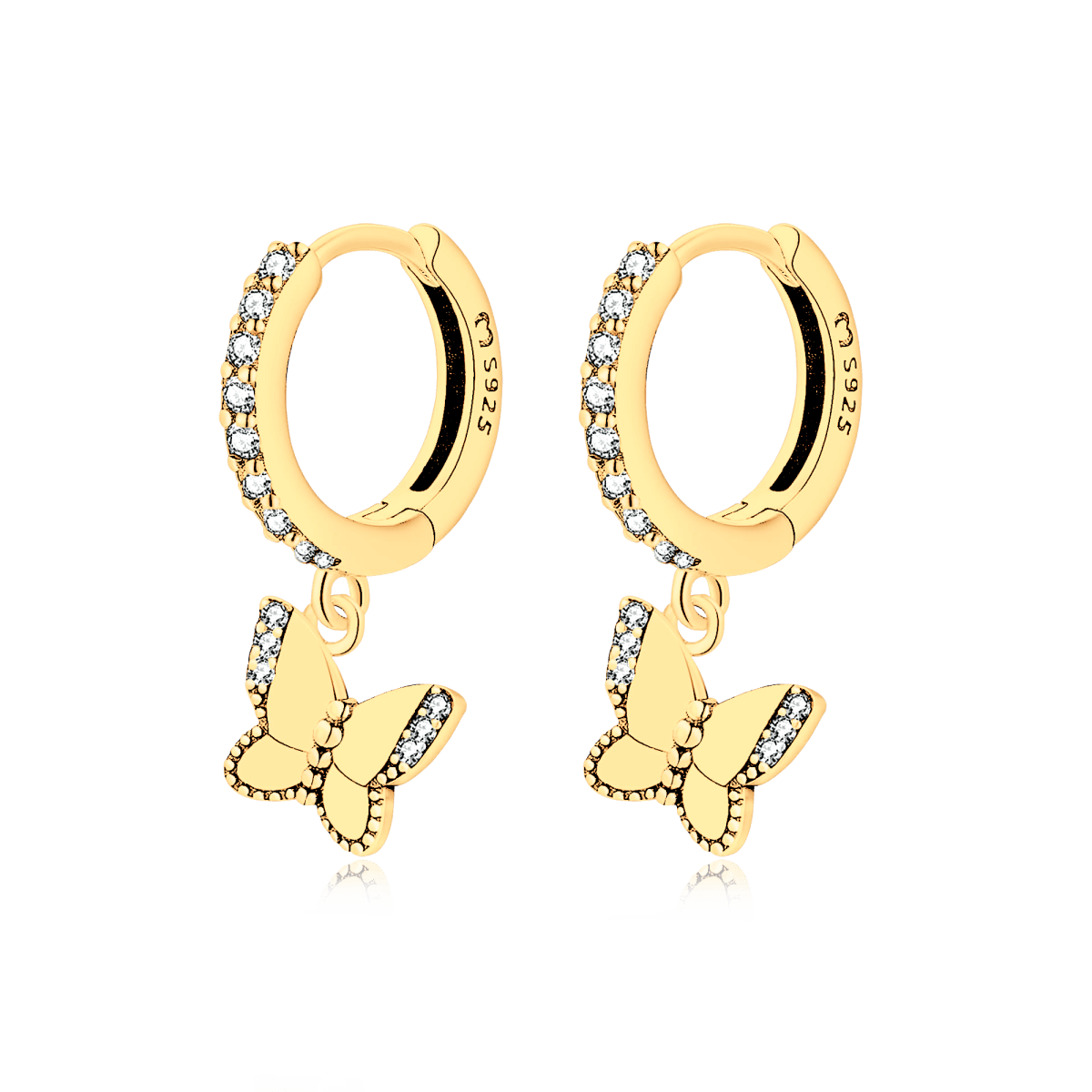 Pendientes Alumbrada Mariposa - LePetiteMarie