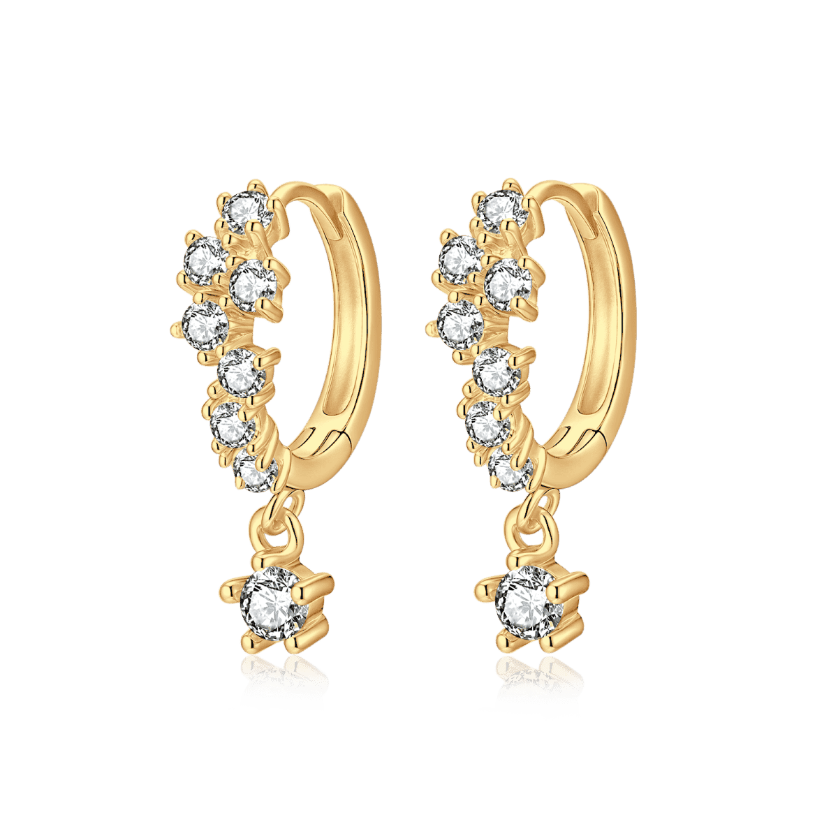 Pendientes Aros Adamantino - LePetiteMarie