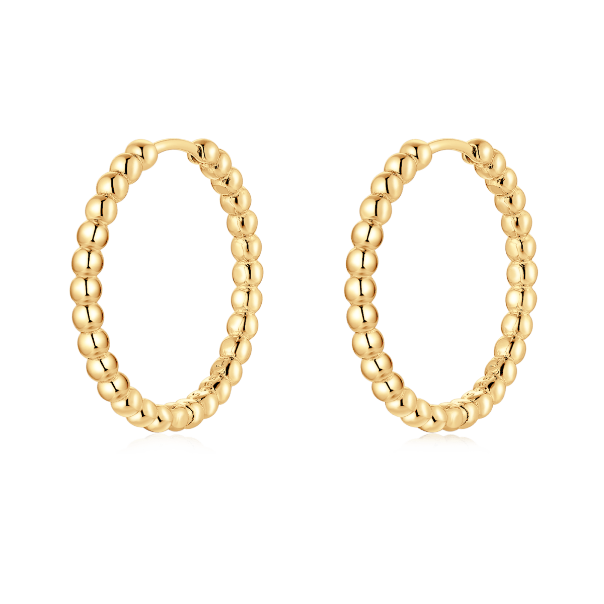 Pendientes Aros Bolas - LePetiteMarie