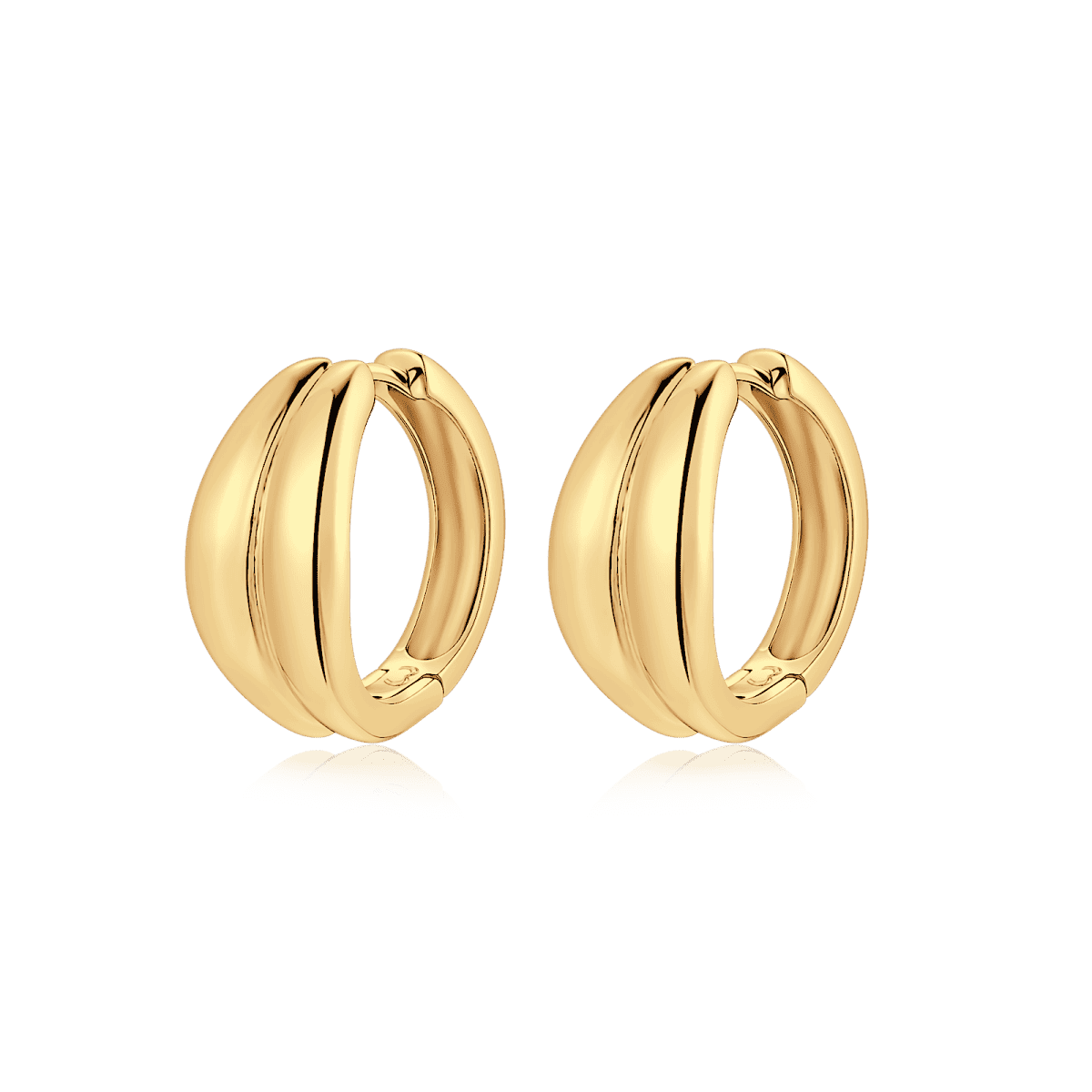 Pendientes Aros Dupla - LePetiteMarie