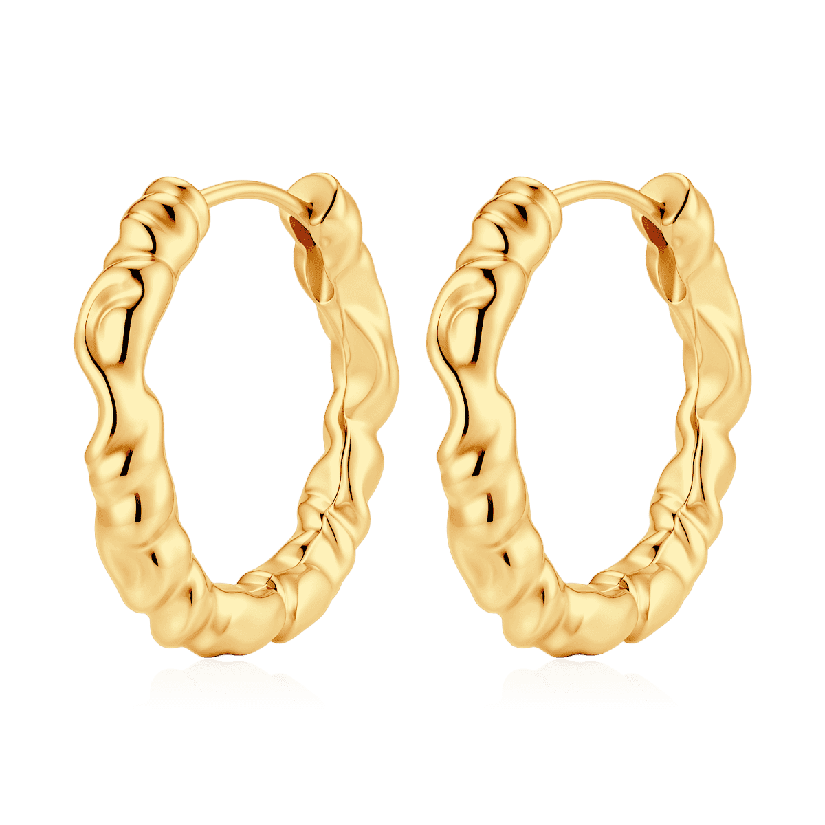 Pendientes Aros Entorchados - LePetiteMarie