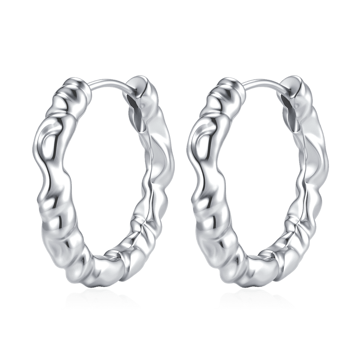 Pendientes Aros Entorchados - LePetiteMarie