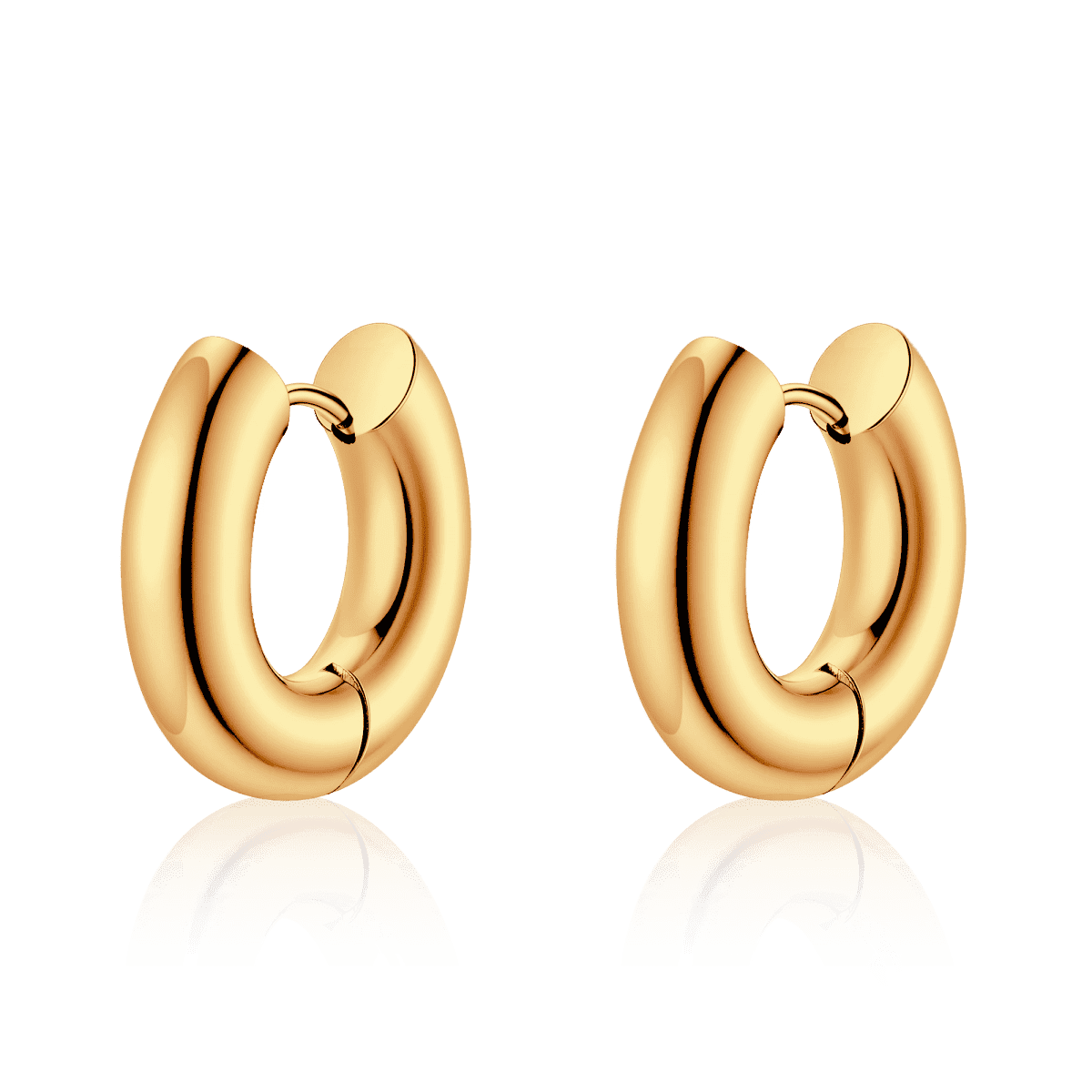 Pendientes Aros Lisos - LePetiteMarie