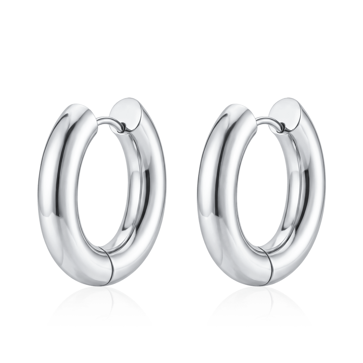 Pendientes Aros Lisos - LePetiteMarie