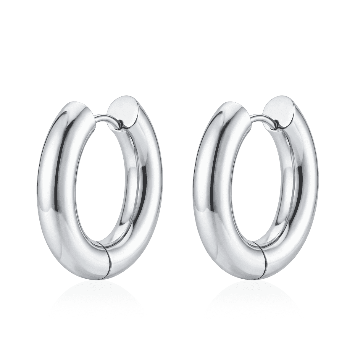 Pendientes Aros Lisos - LePetiteMarie