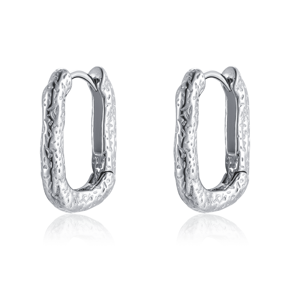 Pendientes Aros Martillados - LePetiteMarie
