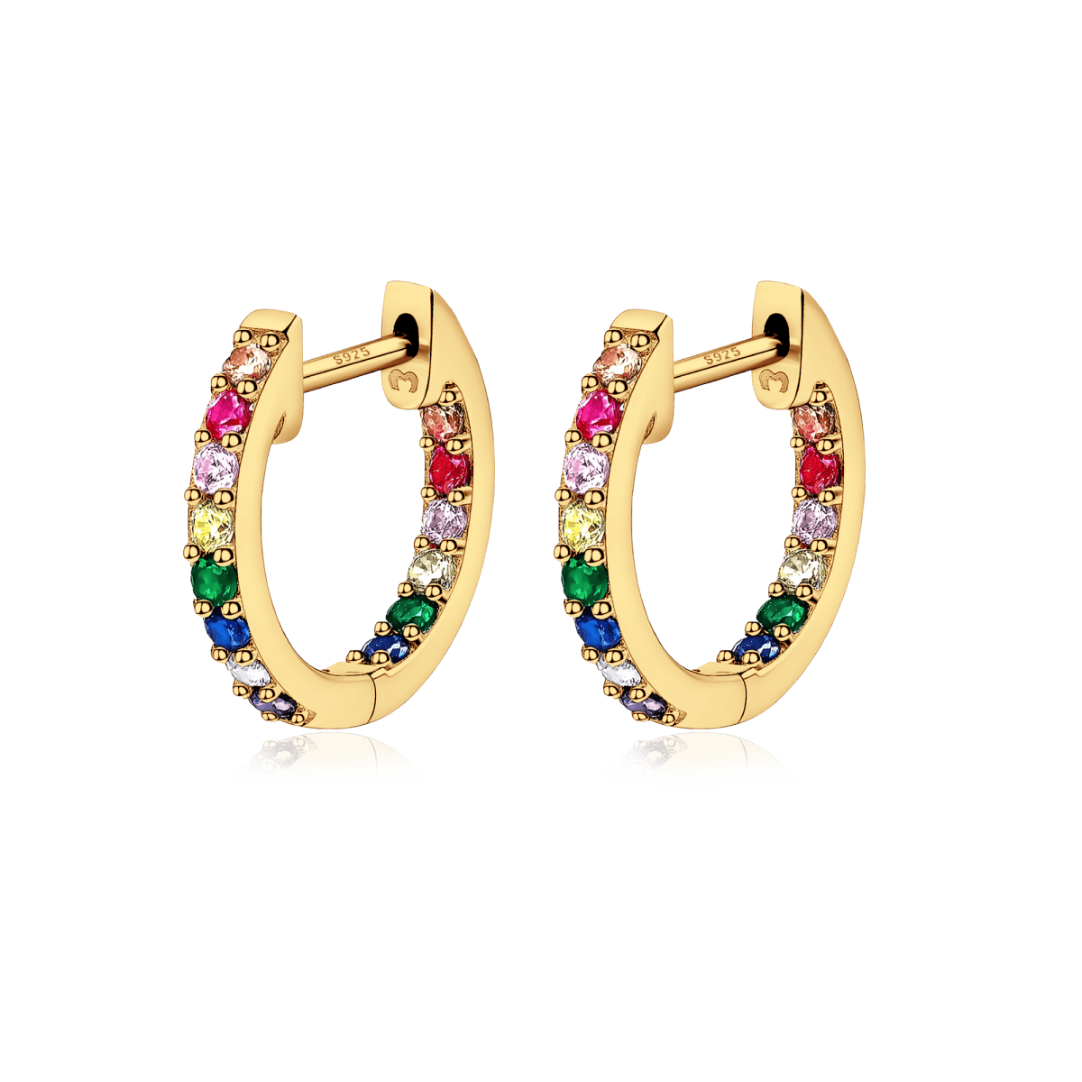 Pendientes Aros Multicolor - LePetiteMarie