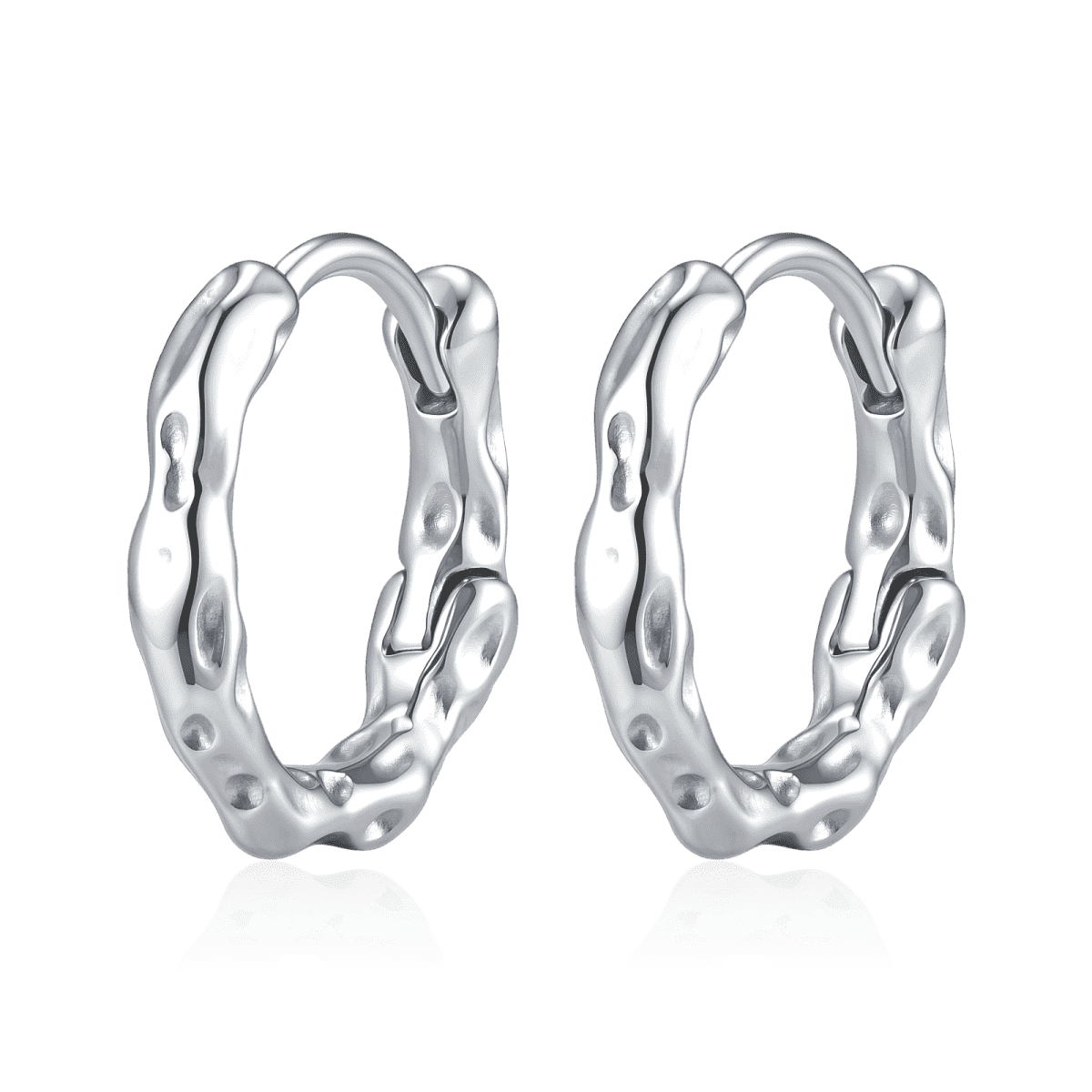 Pendientes Aros Ondulaciones - LePetiteMarie