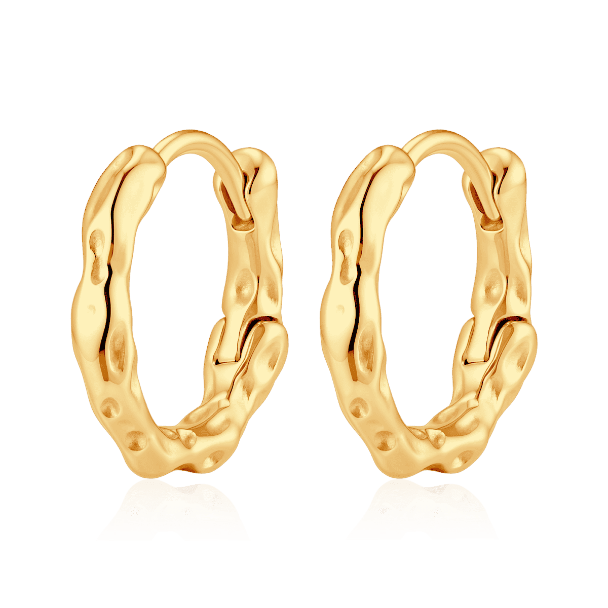 Pendientes Aros Ondulaciones - LePetiteMarie