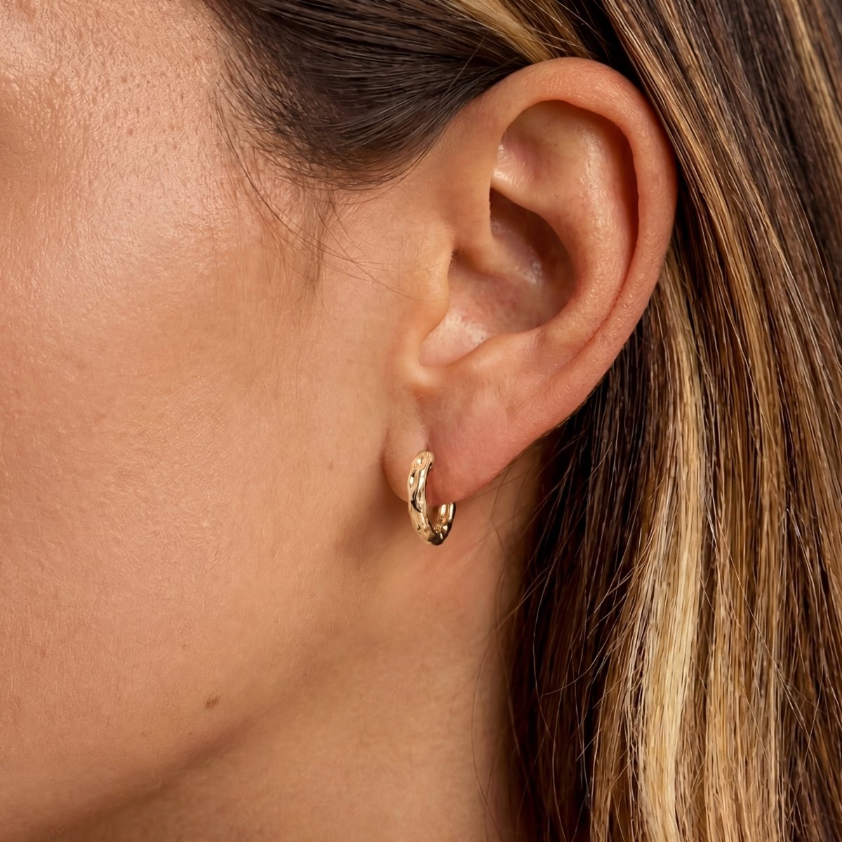 Pendientes Aros Ondulados - LePetiteMarie