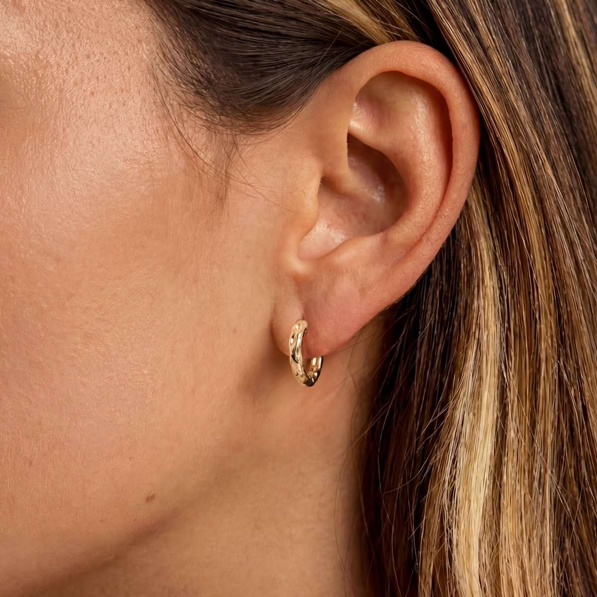 Pendientes Aros Ondulados - LePetiteMarie