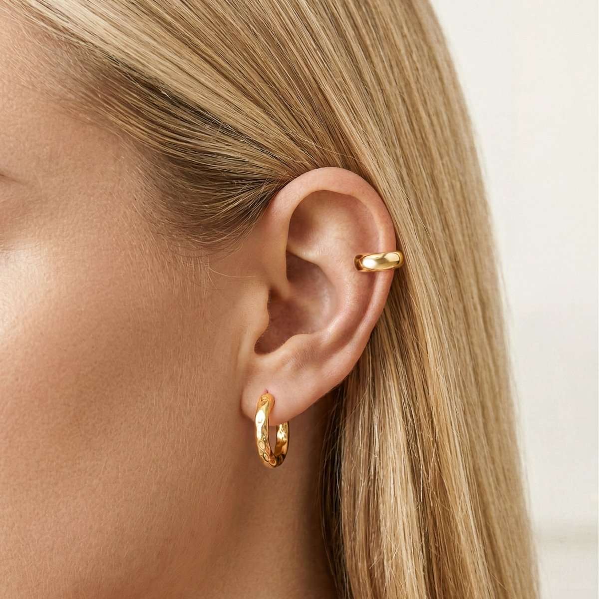 Pendientes Aros Ondulados - LePetiteMarie