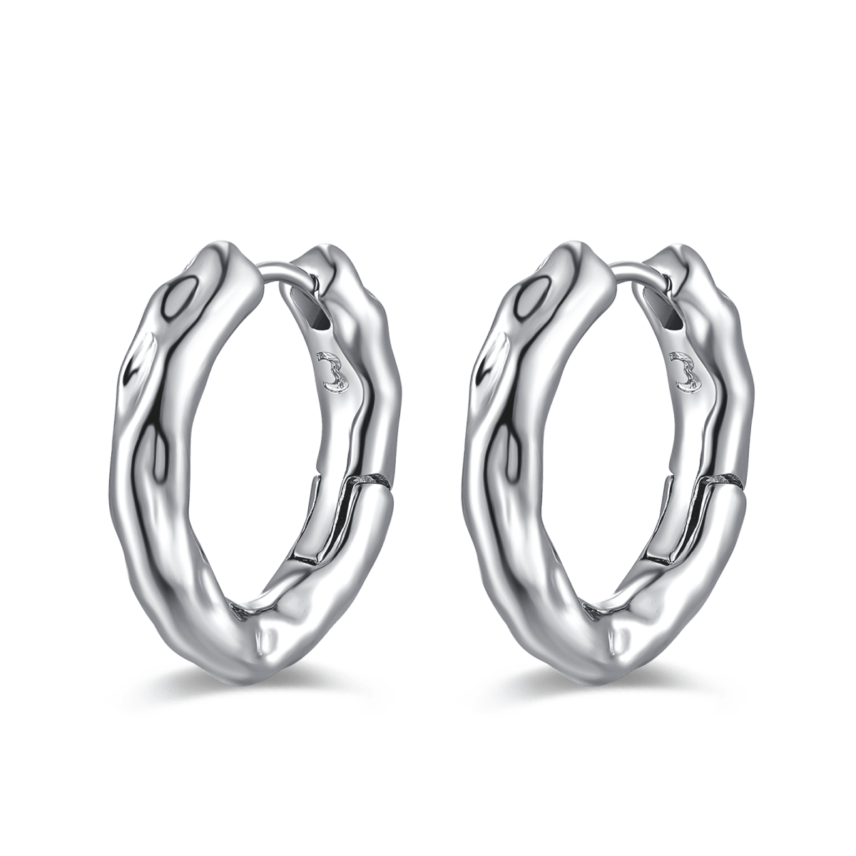 Pendientes Aros Ondulados - LePetiteMarie