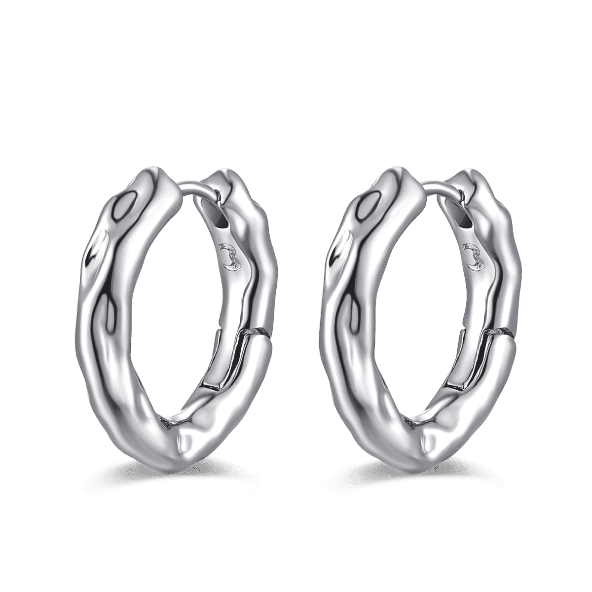 Pendientes Aros Ondulados - LePetiteMarie