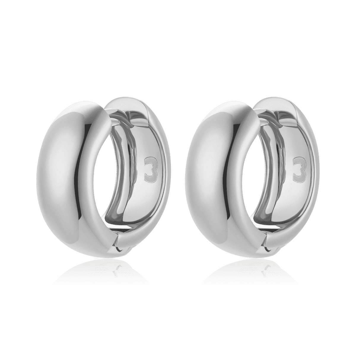 Pendientes Aros Redondeados - LePetiteMarie