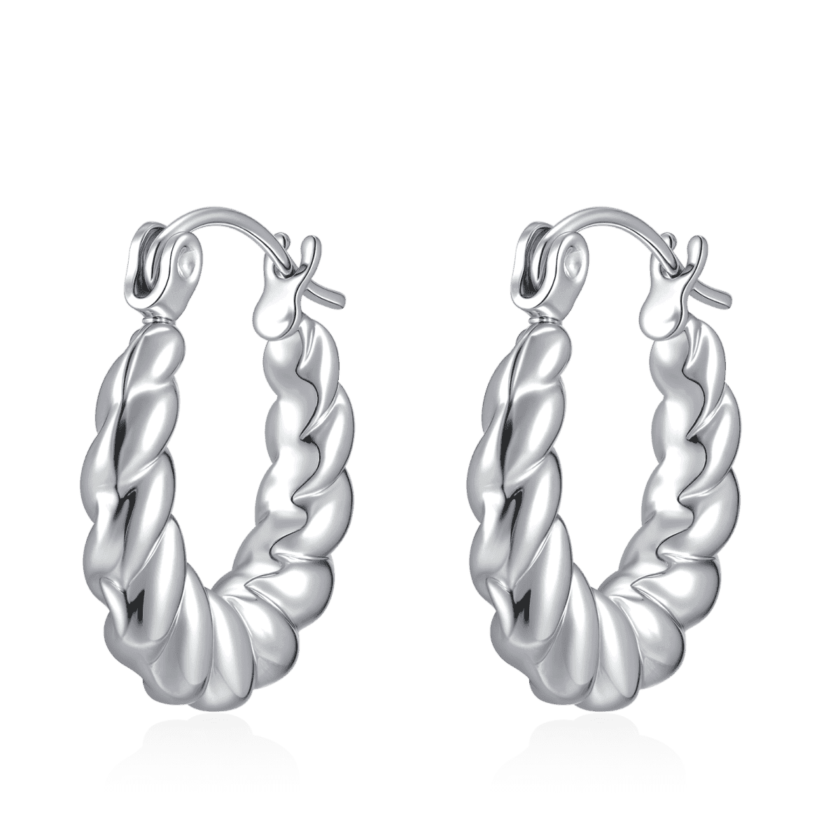 Pendientes Aros Retorcidos - LePetiteMarie