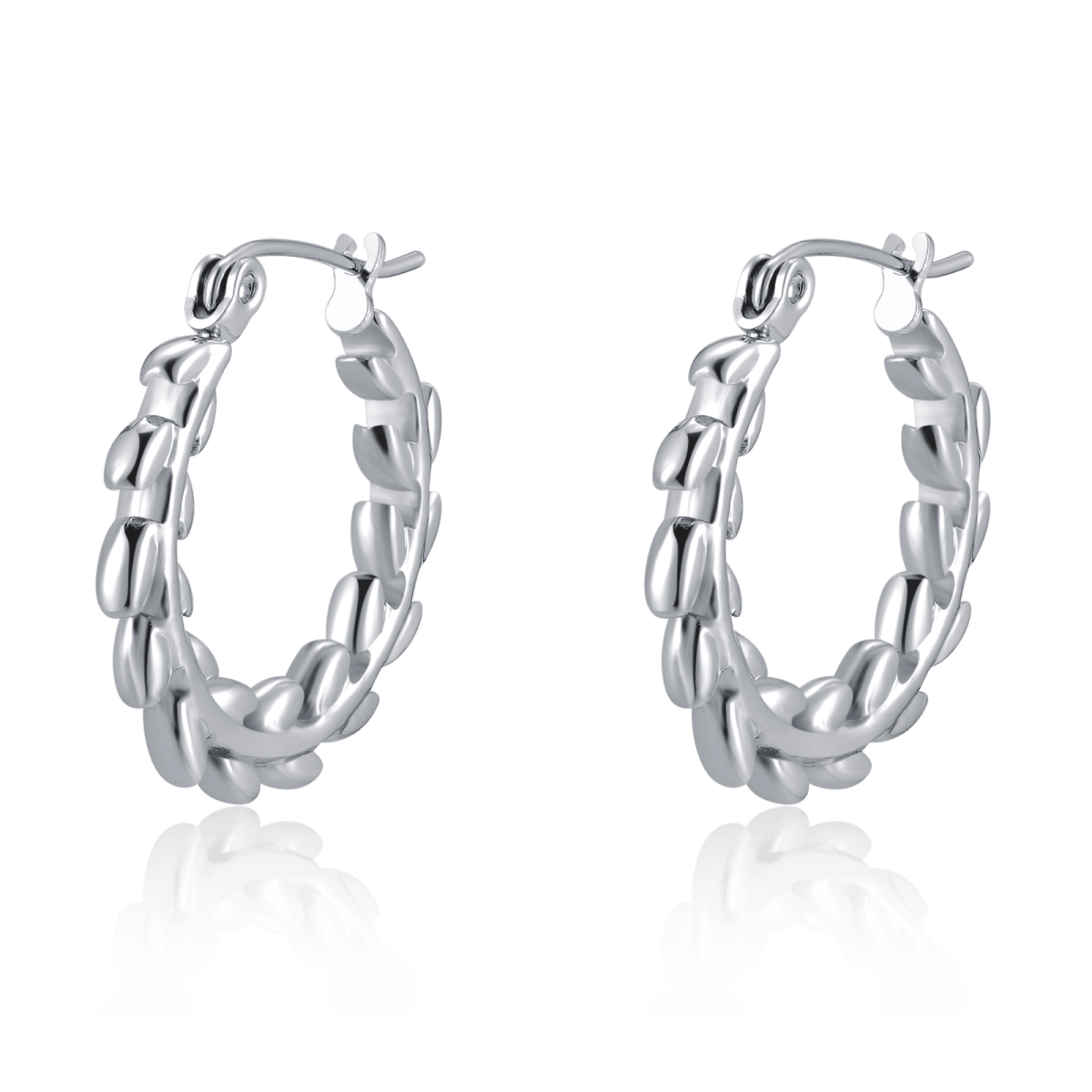 Pendientes Aros Rosca - LePetiteMarie