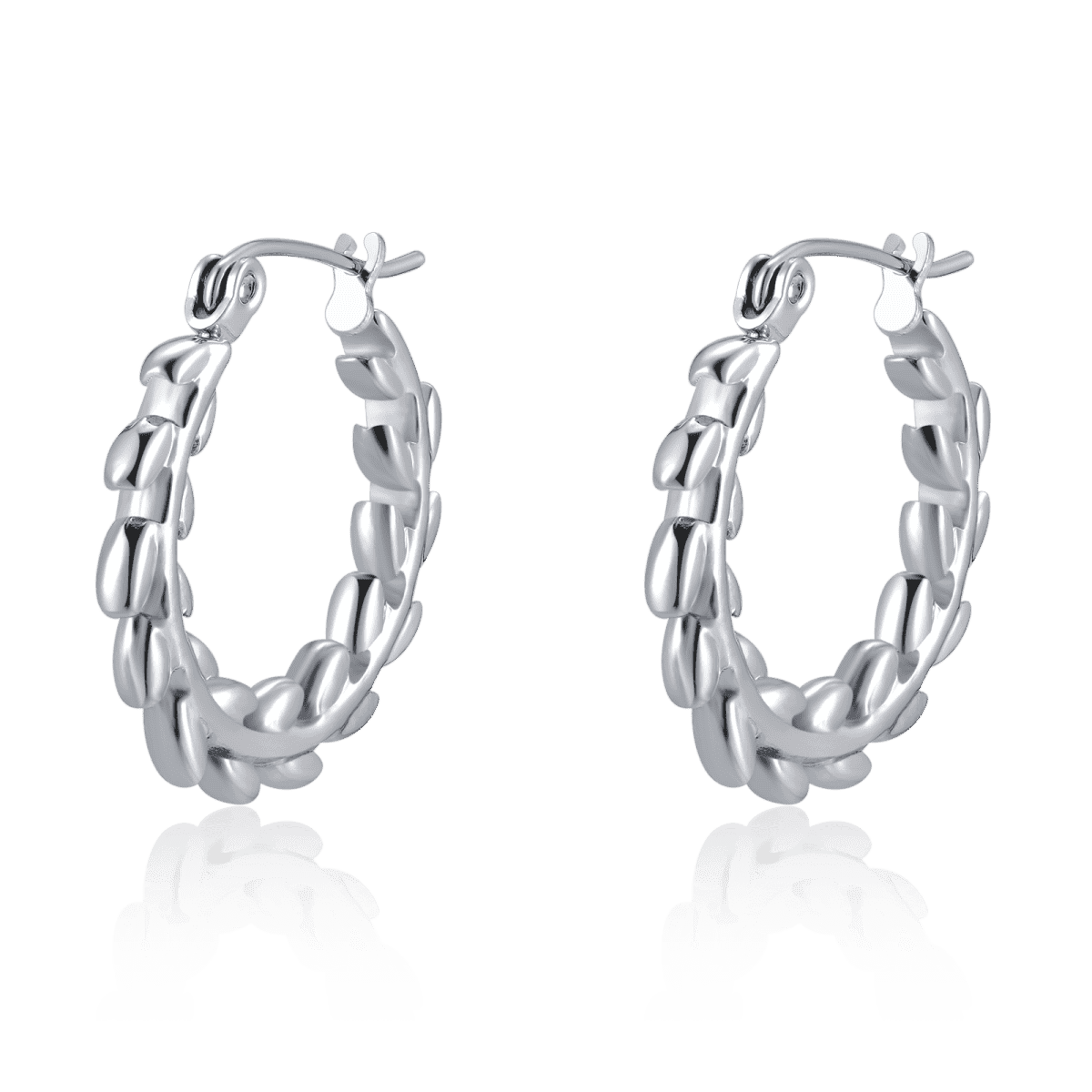Pendientes Aros Rosca - LePetiteMarie