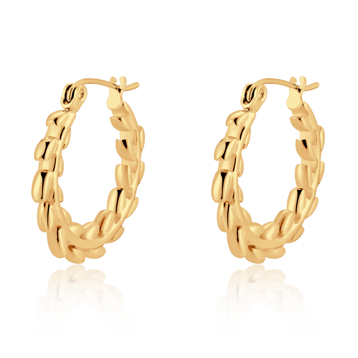 Pendientes Aros Rosca - LePetiteMarie