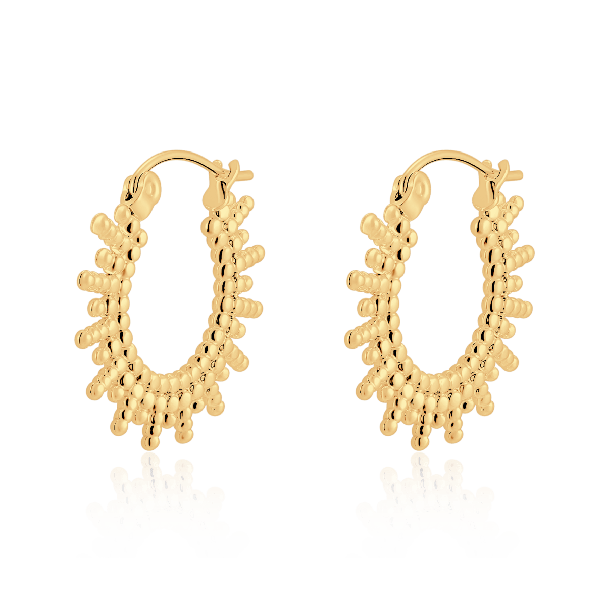 Pendientes Aros Soleados - LePetiteMarie